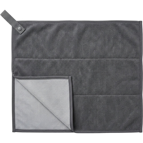 Zedro Double-Layer Mesh-Backed Training Towel 72 x 34 cm Graphite Mist - Product view