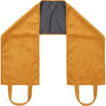 Zedro Dual-End Neck Training Towel with Center Mesh Panel 108 x 22 cm Ochre Charcoal - Product view